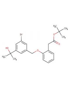 Astatech TERT-BUTYL 2-(2-((3-BROMO-5-(2-HYDROXYPROPAN-2-YL)BENZYL)OXY)PHENYL)ACETATE; 1G; Purity 95%; MDL-MFCD30530902